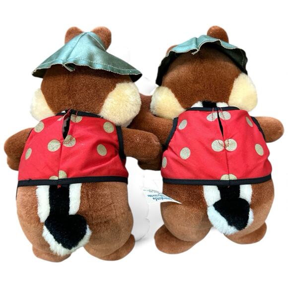 Disneyland Walt Disney World Exclusive China Chip & Dale Bean Plush 11.5” w Tag - Picture 5 of 6